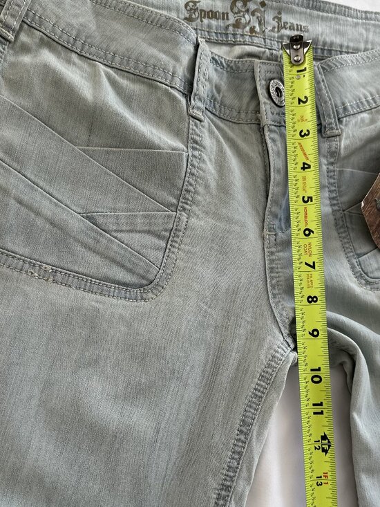 NWT Spoon Jeans Juniors 13 – Light Wash Wide Leg Stretch Denim - Picture 4 of 9